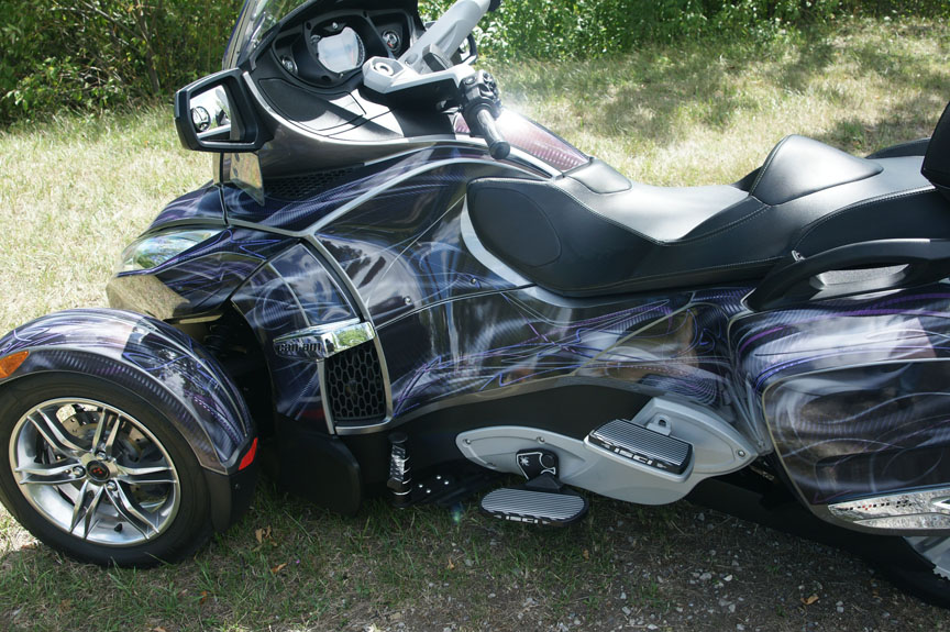 CUSTOM CANAM SPYDER RT GRAPHICS KITS